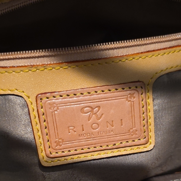 Rioni Brown and Tan Travel Bag - Picture 12 of 15